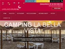Tablet Screenshot of campinglabellavista.com